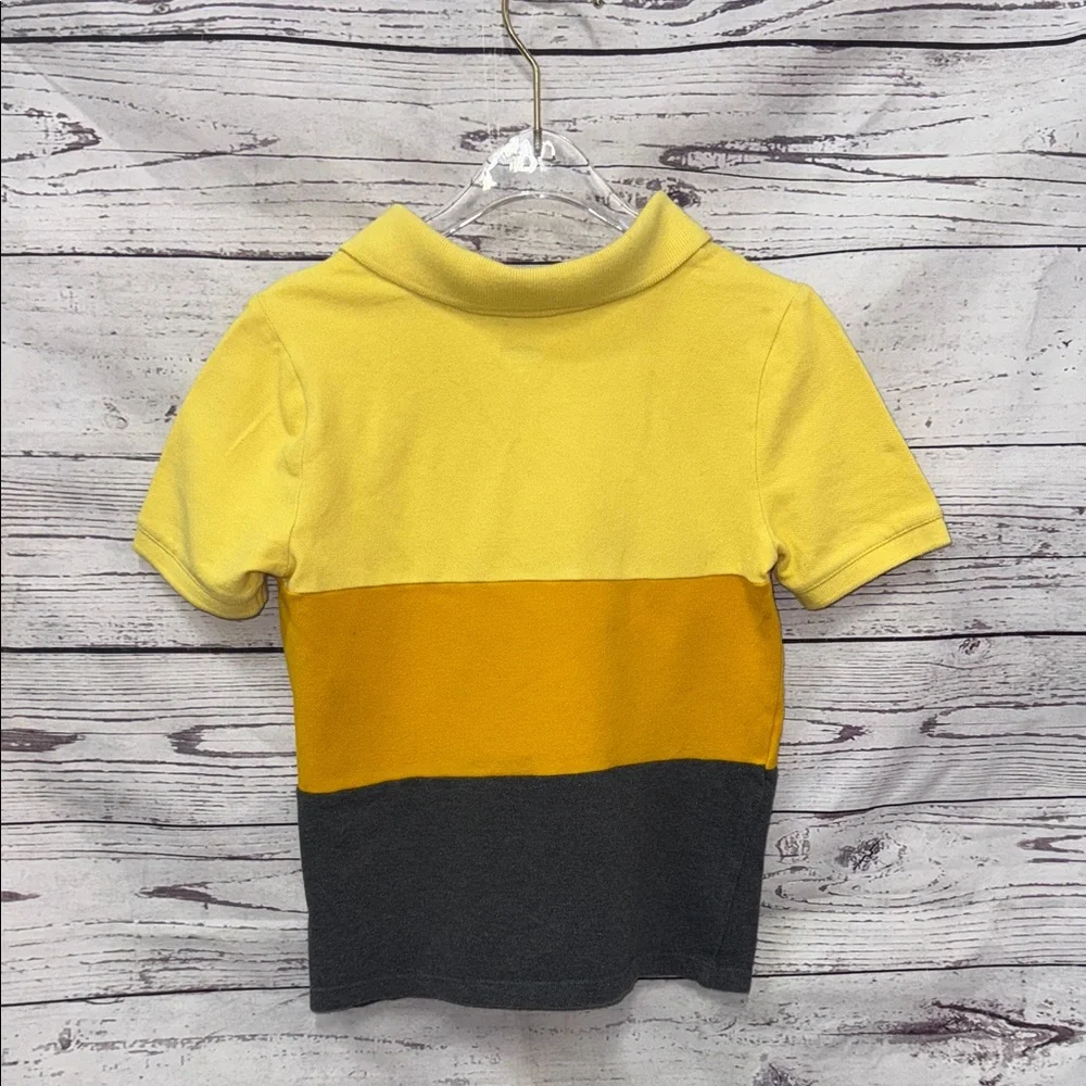 Old Navy Yellow, Gold, and Gray Kids Polo Size 5t